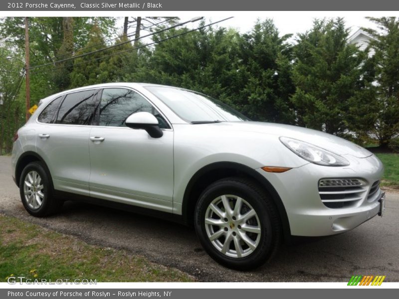 Classic Silver Metallic / Black 2012 Porsche Cayenne