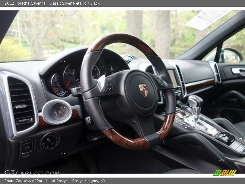 Classic Silver Metallic / Black 2012 Porsche Cayenne