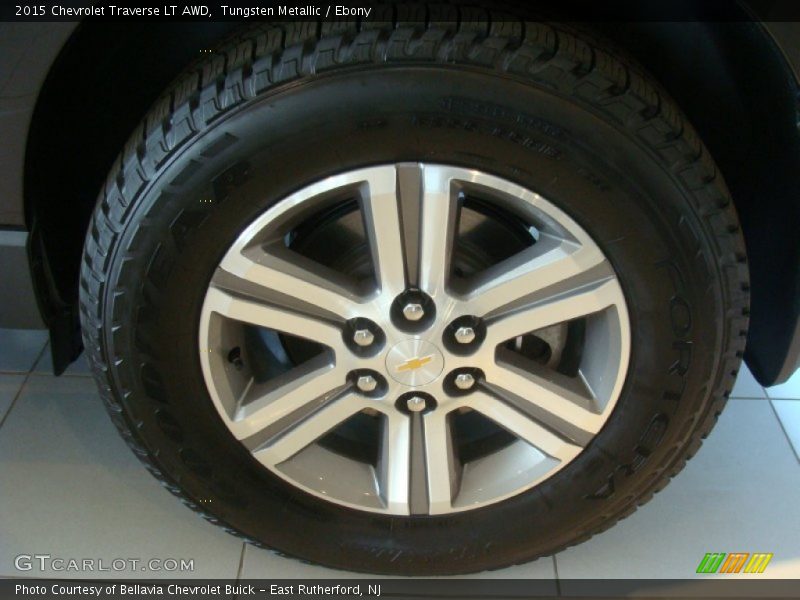 Tungsten Metallic / Ebony 2015 Chevrolet Traverse LT AWD