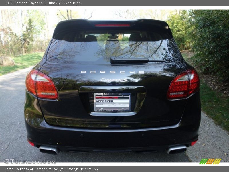 Black / Luxor Beige 2012 Porsche Cayenne S