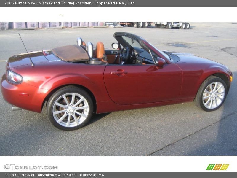 Copper Red Mica / Tan 2006 Mazda MX-5 Miata Grand Touring Roadster