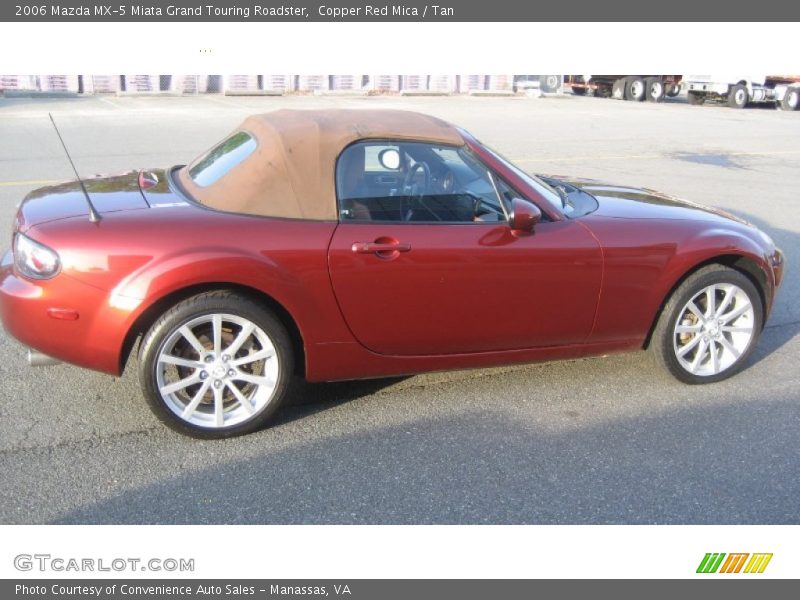Copper Red Mica / Tan 2006 Mazda MX-5 Miata Grand Touring Roadster