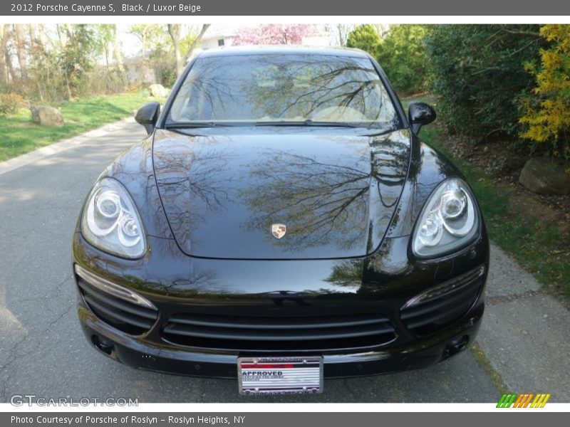 Black / Luxor Beige 2012 Porsche Cayenne S