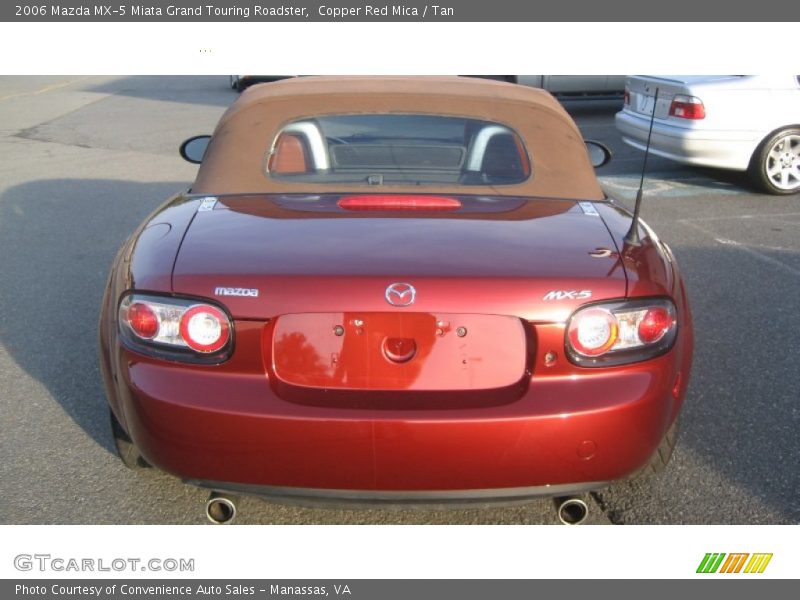 Copper Red Mica / Tan 2006 Mazda MX-5 Miata Grand Touring Roadster