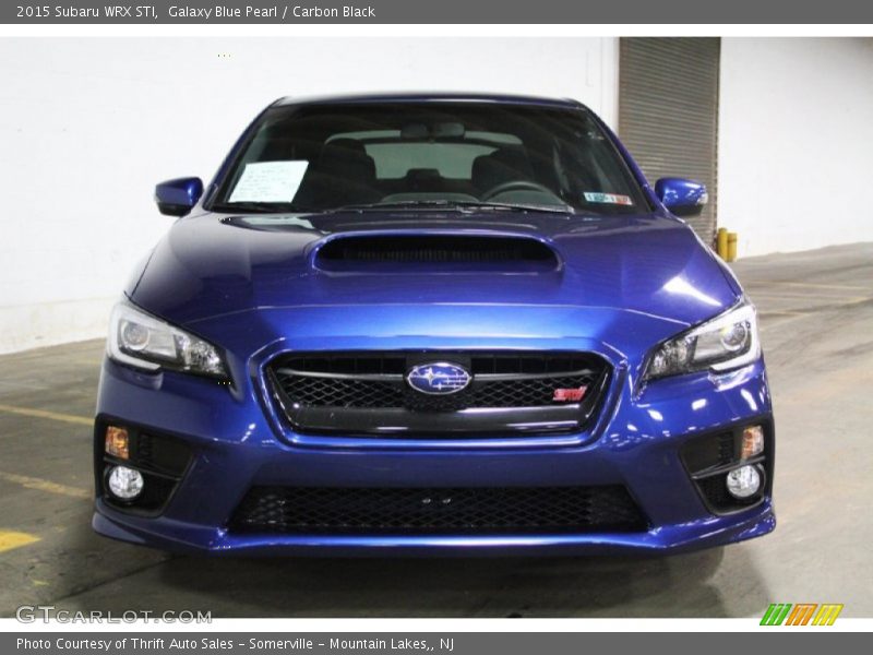 Galaxy Blue Pearl / Carbon Black 2015 Subaru WRX STI