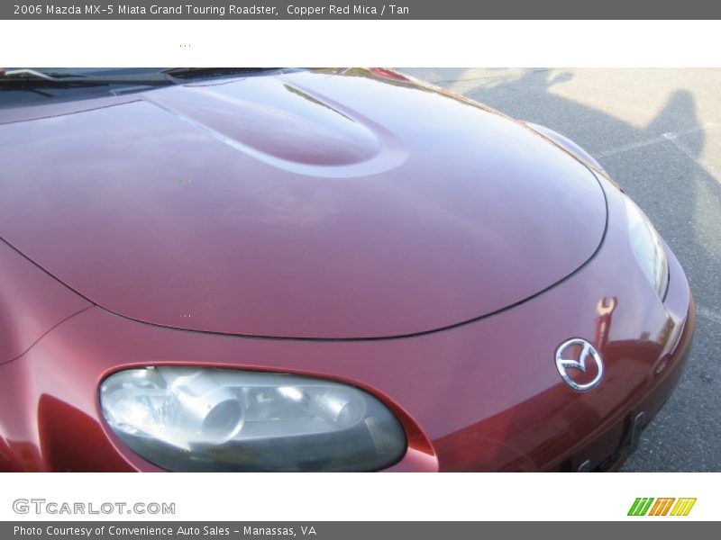 Copper Red Mica / Tan 2006 Mazda MX-5 Miata Grand Touring Roadster