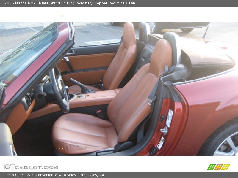 Copper Red Mica / Tan 2006 Mazda MX-5 Miata Grand Touring Roadster