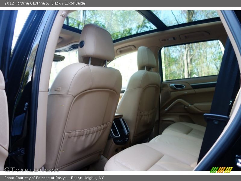 Black / Luxor Beige 2012 Porsche Cayenne S