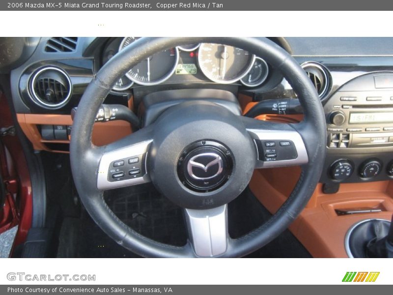 Copper Red Mica / Tan 2006 Mazda MX-5 Miata Grand Touring Roadster