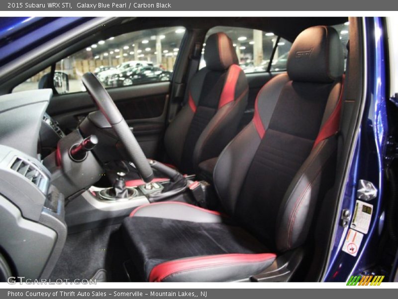 Galaxy Blue Pearl / Carbon Black 2015 Subaru WRX STI