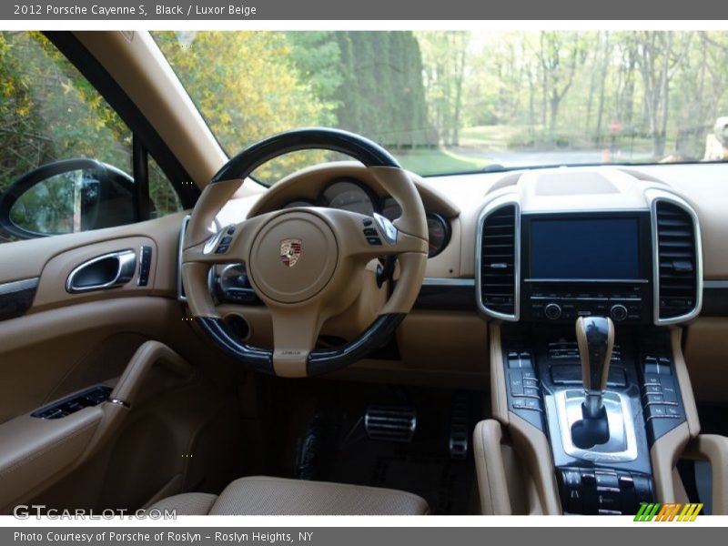 Black / Luxor Beige 2012 Porsche Cayenne S