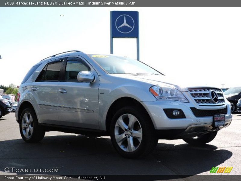 Iridium Silver Metallic / Ash 2009 Mercedes-Benz ML 320 BlueTec 4Matic