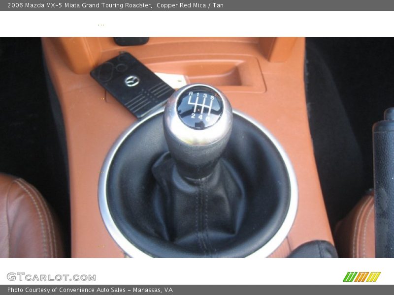 Copper Red Mica / Tan 2006 Mazda MX-5 Miata Grand Touring Roadster