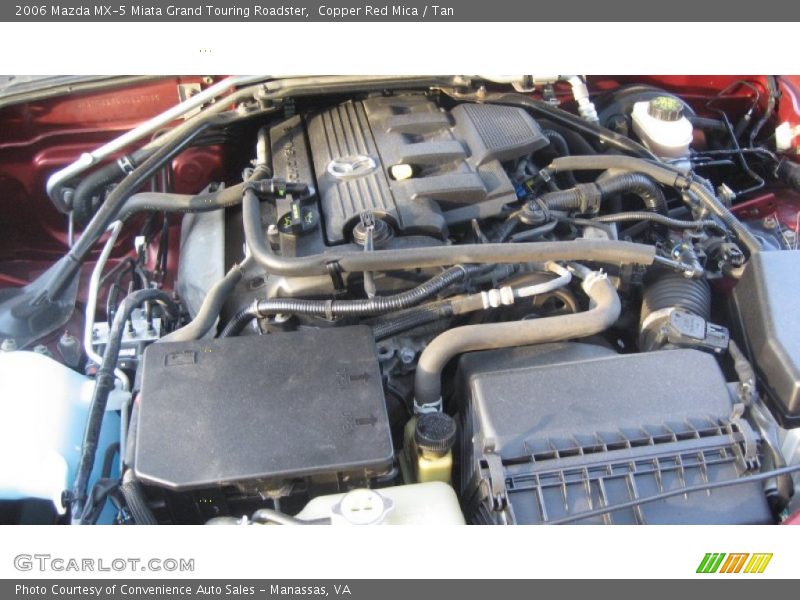 Copper Red Mica / Tan 2006 Mazda MX-5 Miata Grand Touring Roadster
