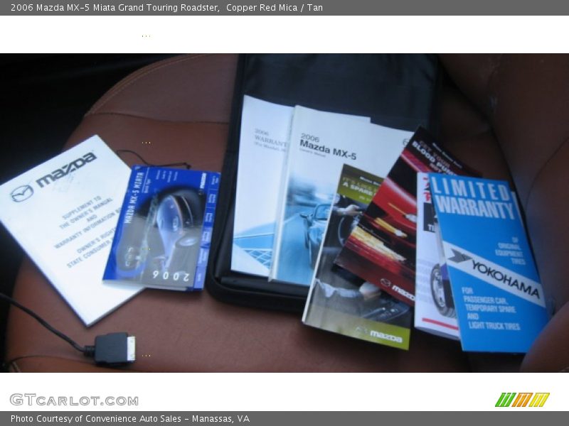 Copper Red Mica / Tan 2006 Mazda MX-5 Miata Grand Touring Roadster