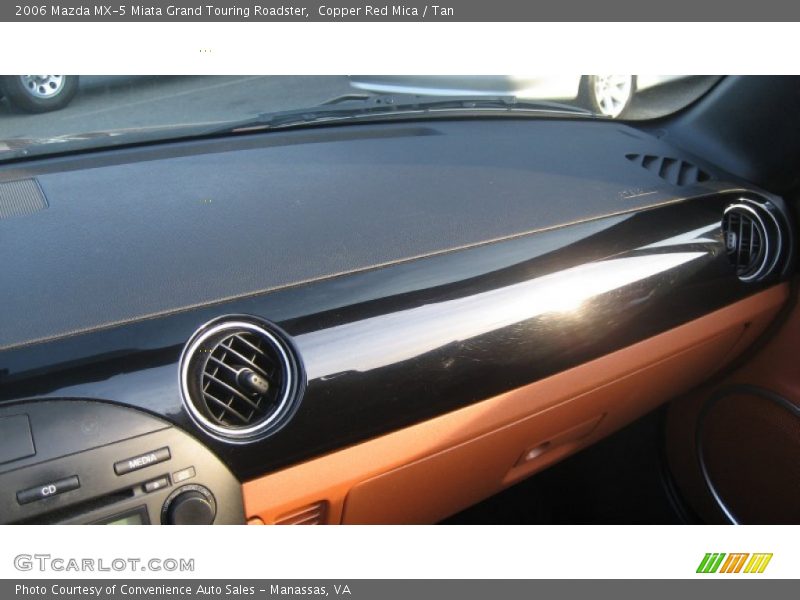 Copper Red Mica / Tan 2006 Mazda MX-5 Miata Grand Touring Roadster