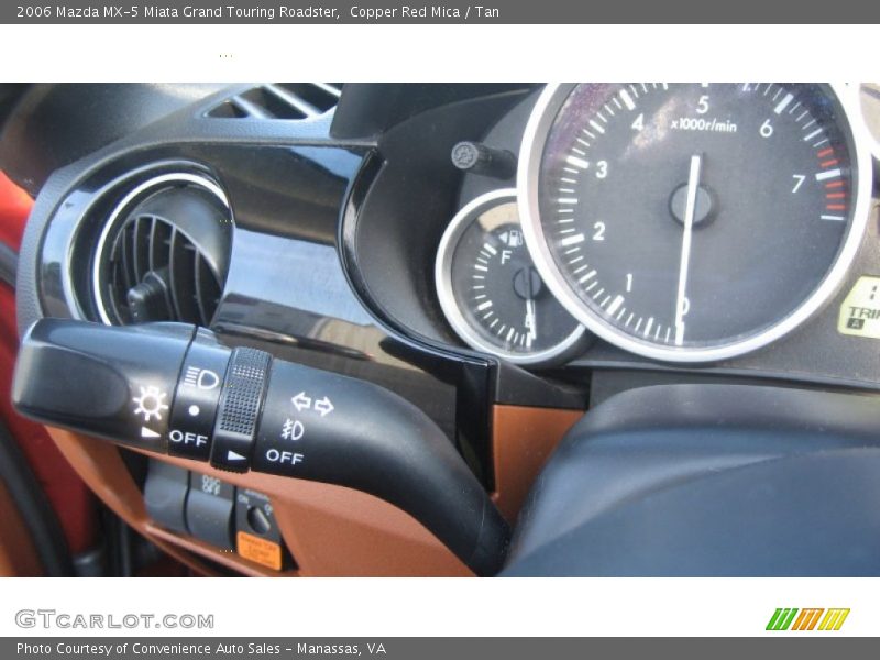 Copper Red Mica / Tan 2006 Mazda MX-5 Miata Grand Touring Roadster