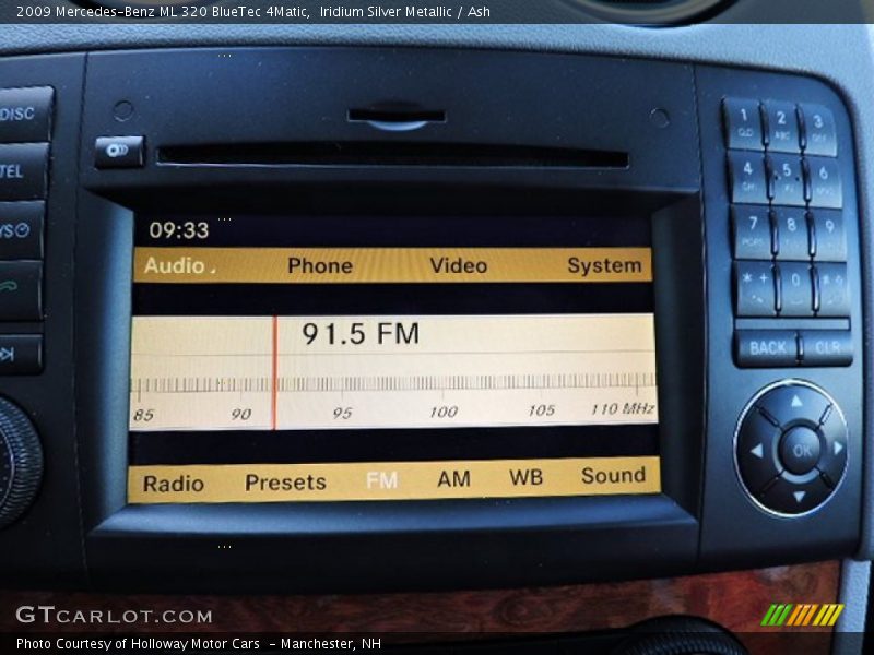 Iridium Silver Metallic / Ash 2009 Mercedes-Benz ML 320 BlueTec 4Matic