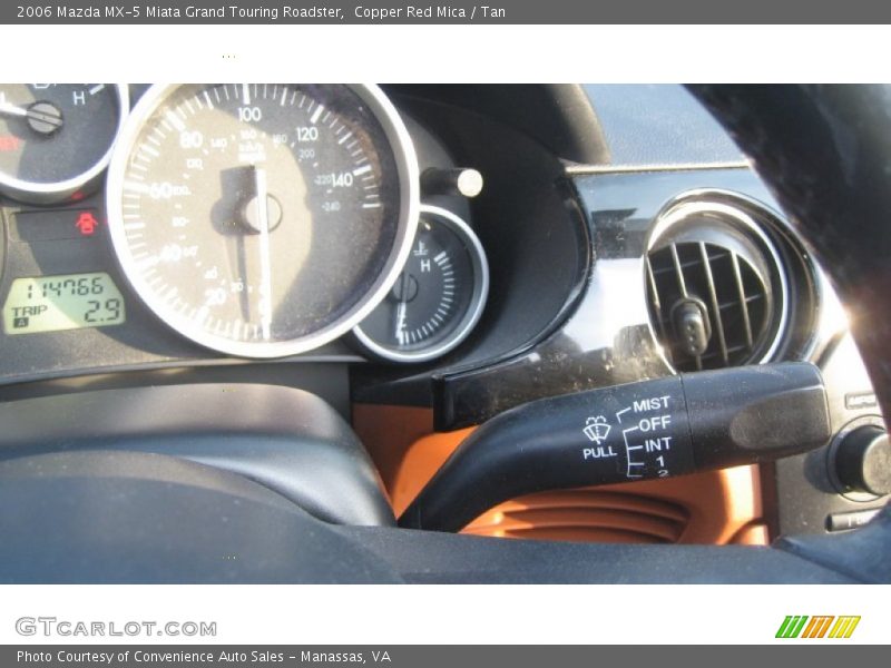 Copper Red Mica / Tan 2006 Mazda MX-5 Miata Grand Touring Roadster