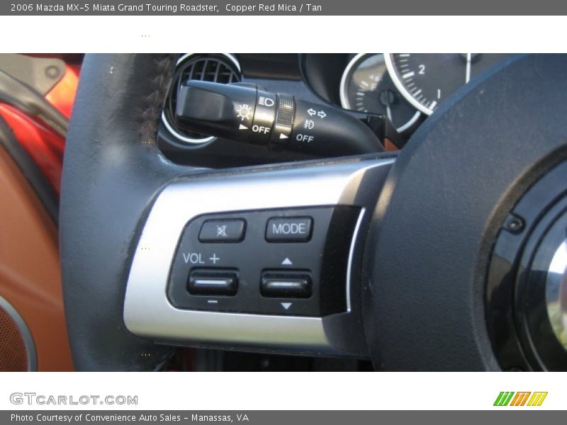 Copper Red Mica / Tan 2006 Mazda MX-5 Miata Grand Touring Roadster