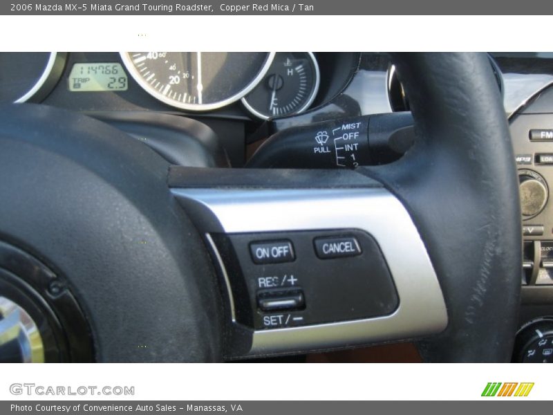 Copper Red Mica / Tan 2006 Mazda MX-5 Miata Grand Touring Roadster