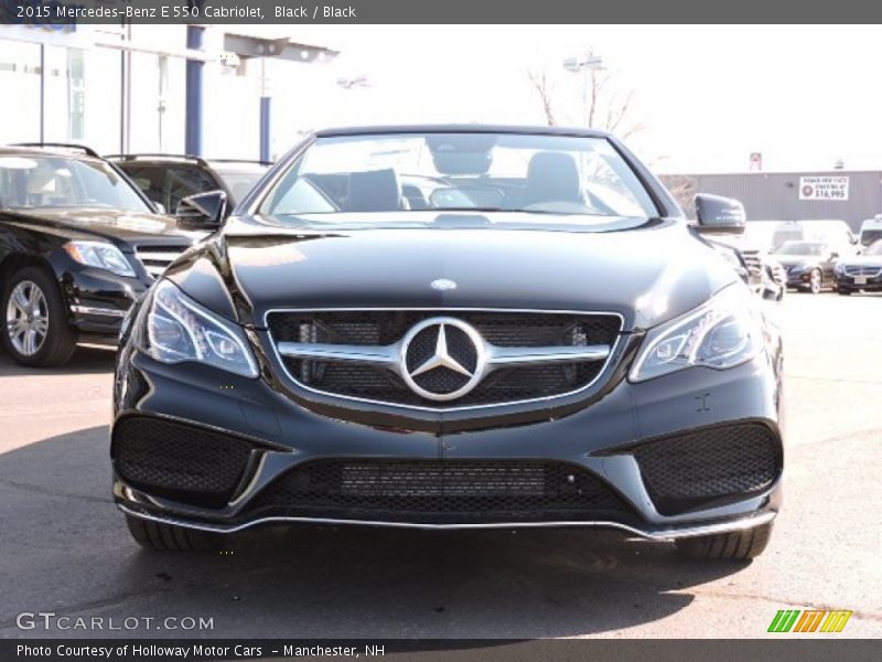 Black / Black 2015 Mercedes-Benz E 550 Cabriolet