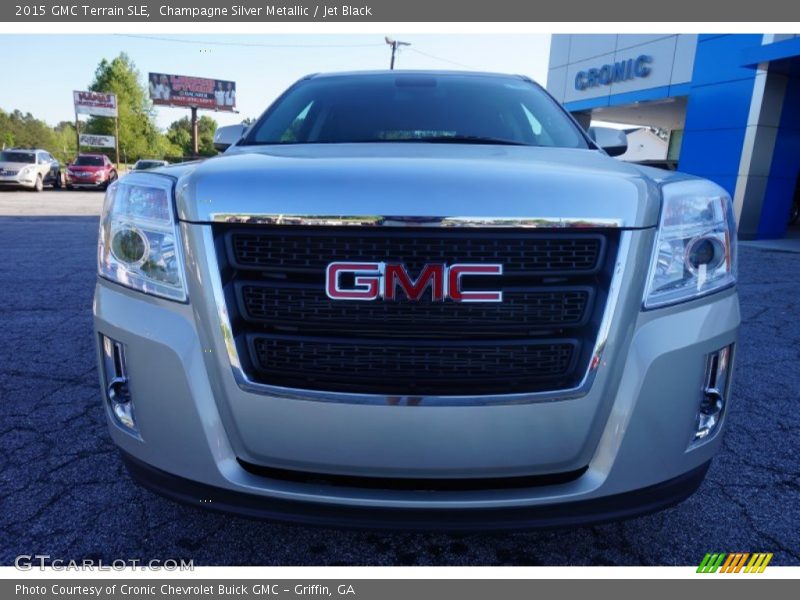 Champagne Silver Metallic / Jet Black 2015 GMC Terrain SLE