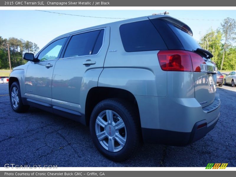 Champagne Silver Metallic / Jet Black 2015 GMC Terrain SLE