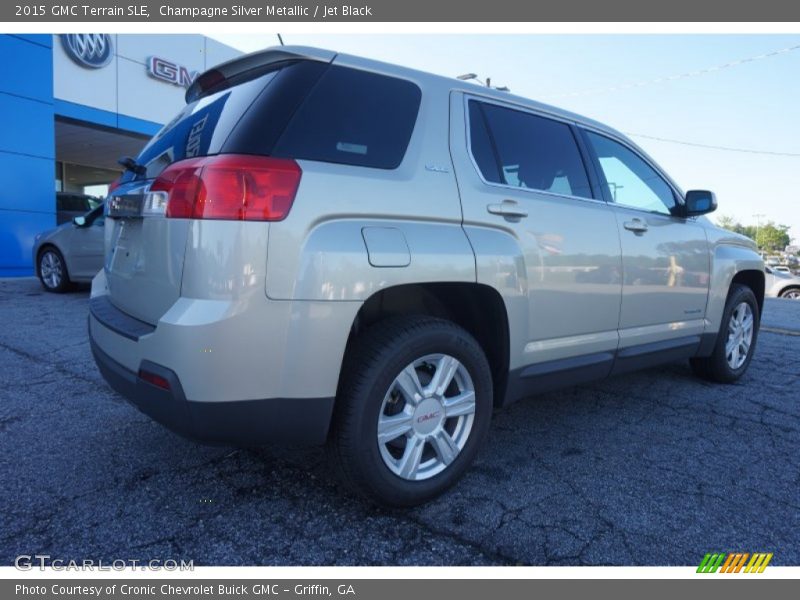 Champagne Silver Metallic / Jet Black 2015 GMC Terrain SLE