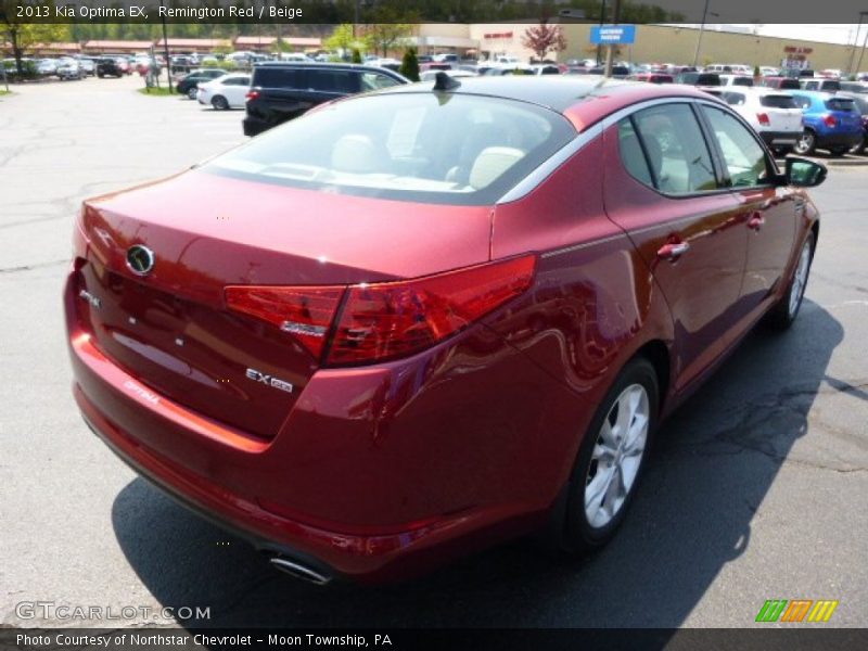 Remington Red / Beige 2013 Kia Optima EX