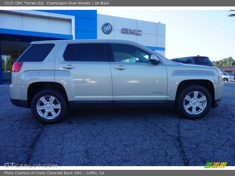 Champagne Silver Metallic / Jet Black 2015 GMC Terrain SLE