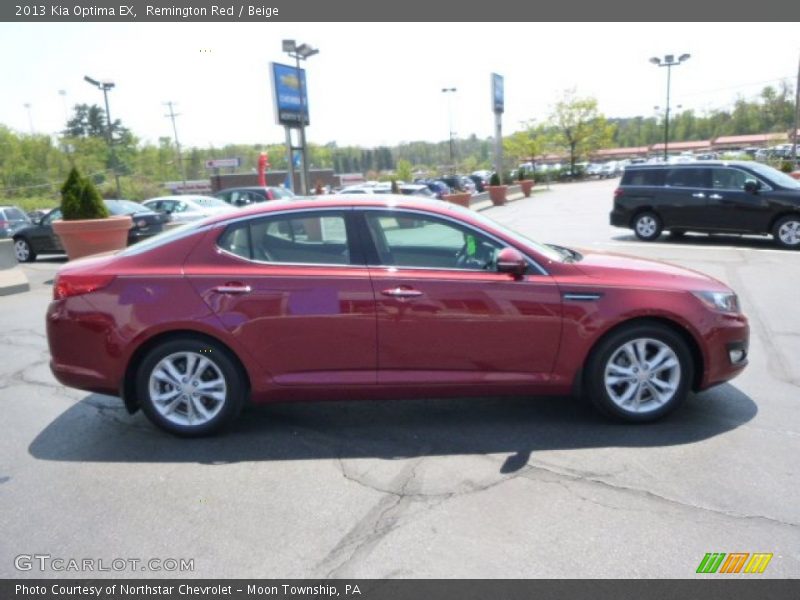 Remington Red / Beige 2013 Kia Optima EX