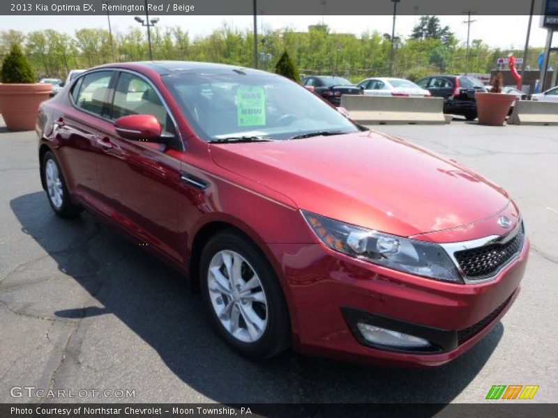 Remington Red / Beige 2013 Kia Optima EX