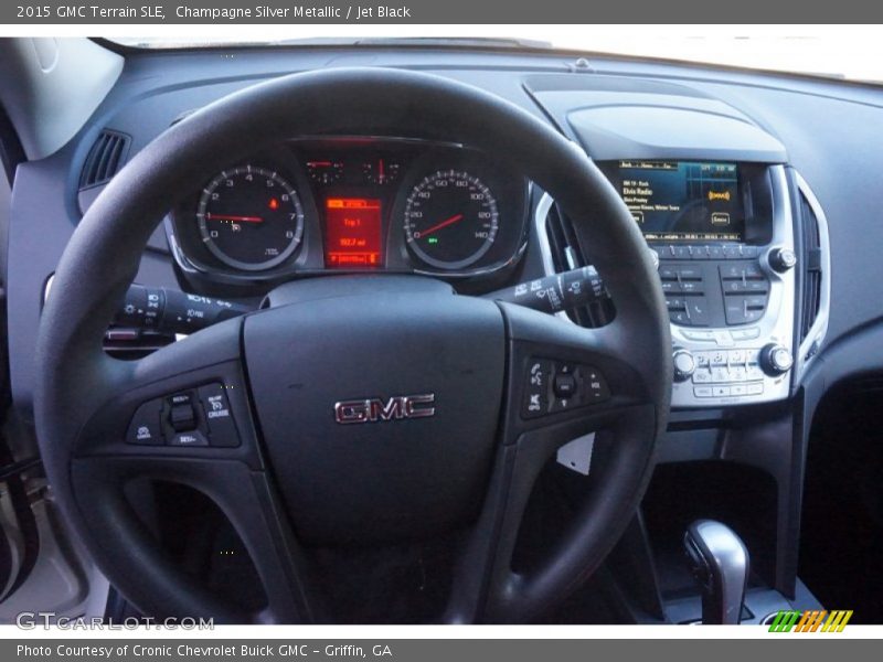 Champagne Silver Metallic / Jet Black 2015 GMC Terrain SLE