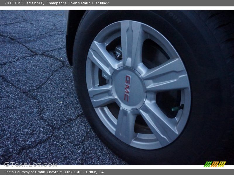 Champagne Silver Metallic / Jet Black 2015 GMC Terrain SLE