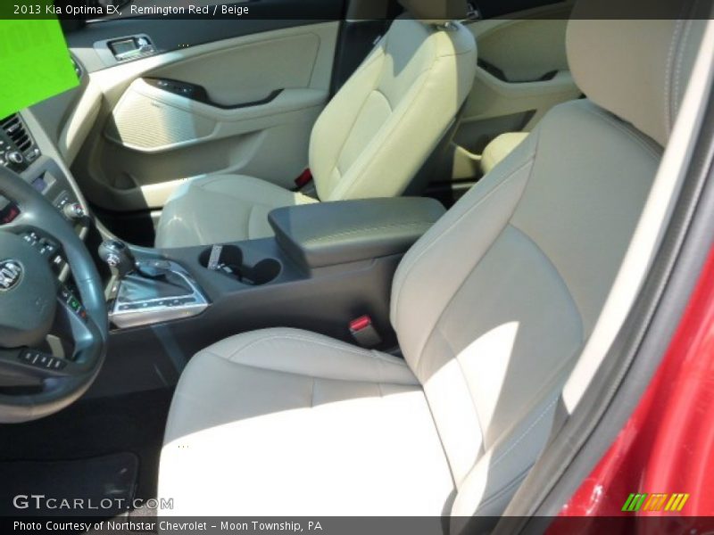 Remington Red / Beige 2013 Kia Optima EX