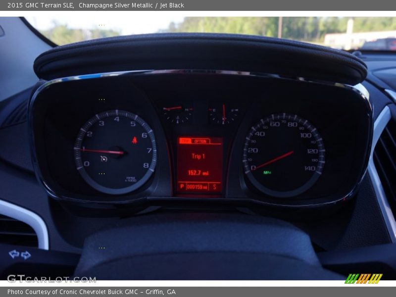 Champagne Silver Metallic / Jet Black 2015 GMC Terrain SLE
