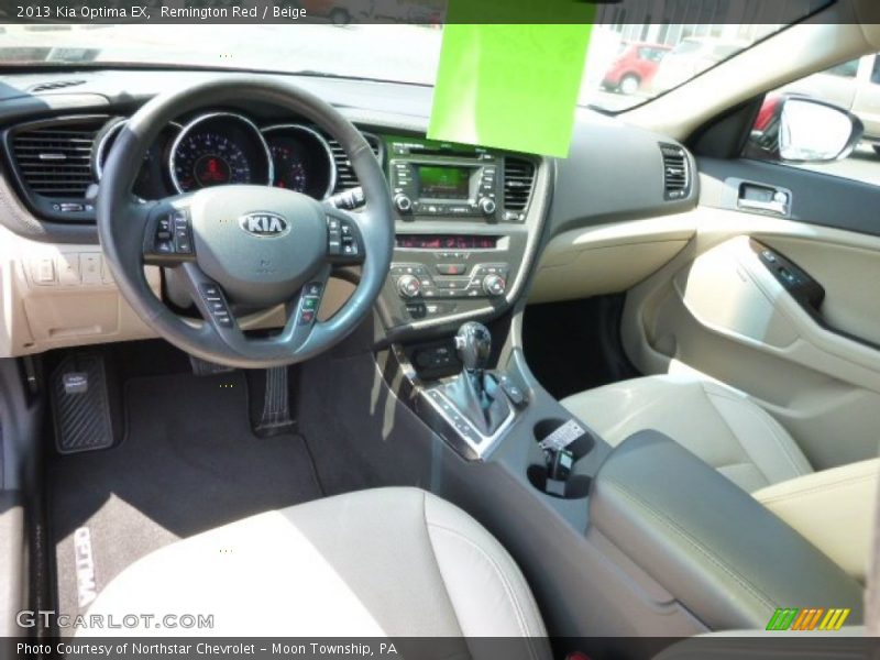 Remington Red / Beige 2013 Kia Optima EX