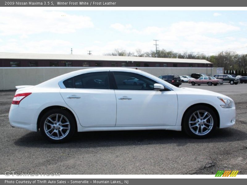 Winter Frost White / Frost Leather 2009 Nissan Maxima 3.5 S