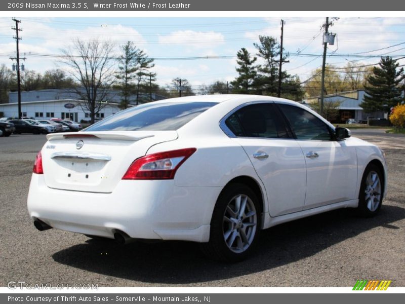 Winter Frost White / Frost Leather 2009 Nissan Maxima 3.5 S