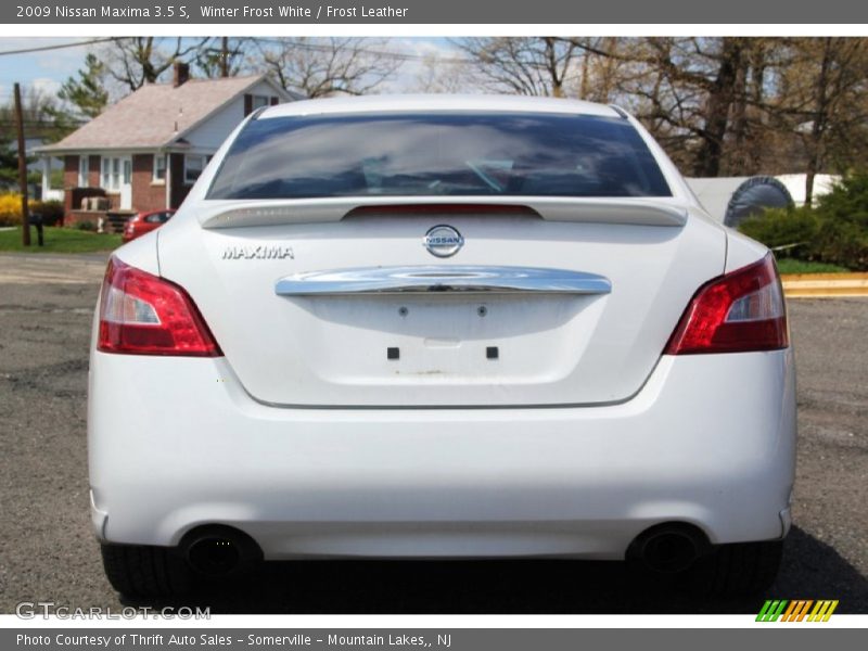 Winter Frost White / Frost Leather 2009 Nissan Maxima 3.5 S