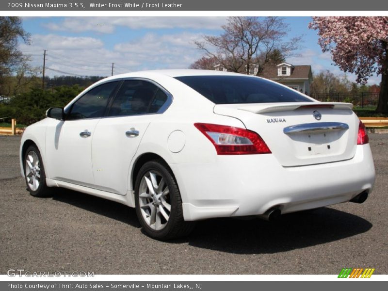 Winter Frost White / Frost Leather 2009 Nissan Maxima 3.5 S