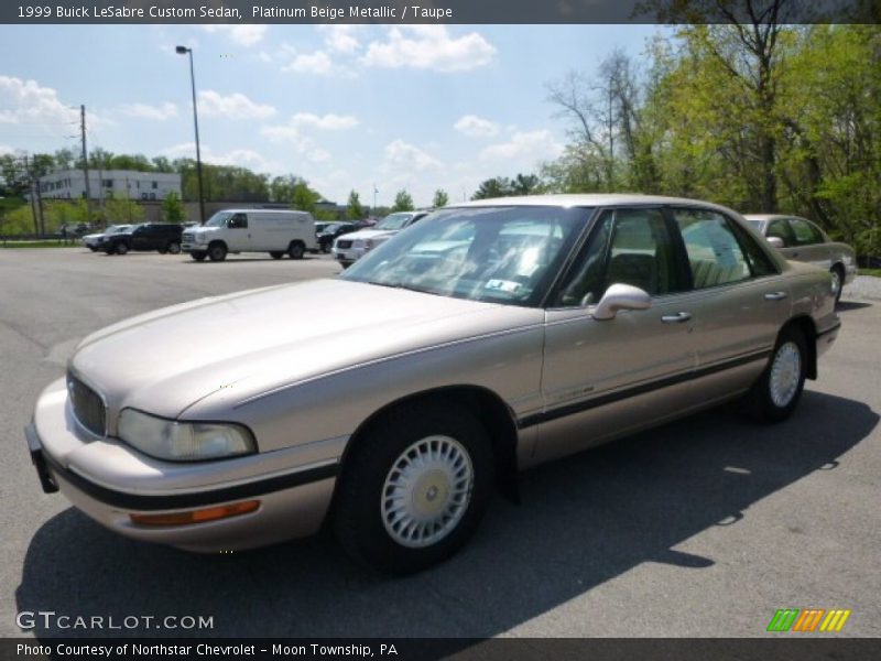 Platinum Beige Metallic / Taupe 1999 Buick LeSabre Custom Sedan