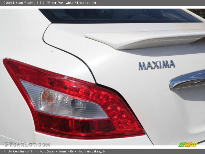 Winter Frost White / Frost Leather 2009 Nissan Maxima 3.5 S