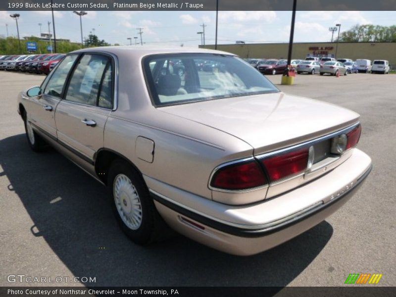 Platinum Beige Metallic / Taupe 1999 Buick LeSabre Custom Sedan