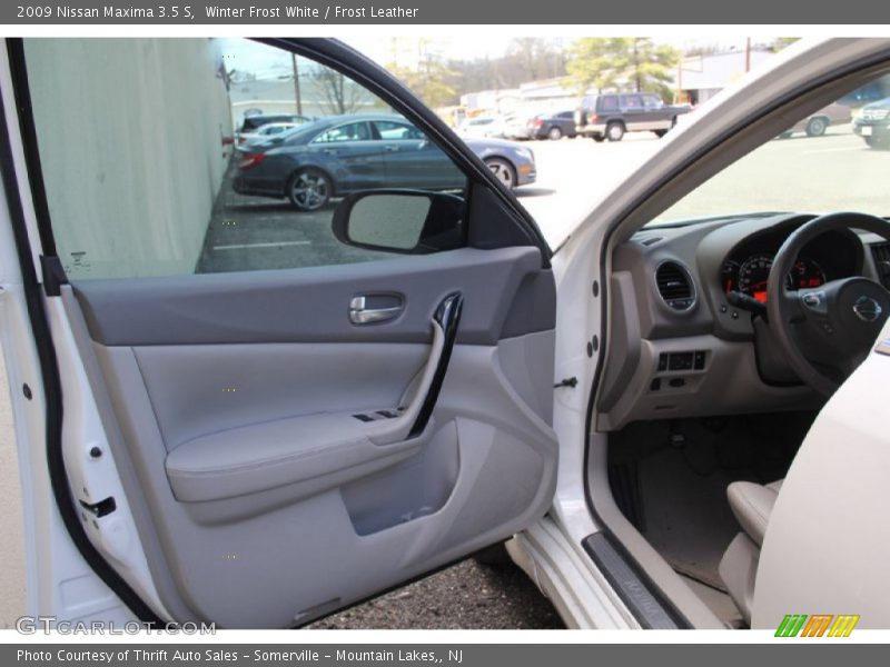 Winter Frost White / Frost Leather 2009 Nissan Maxima 3.5 S