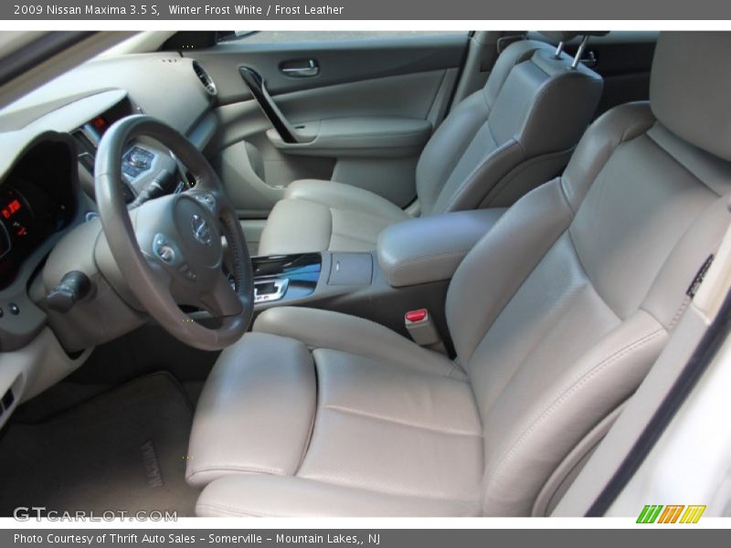 Winter Frost White / Frost Leather 2009 Nissan Maxima 3.5 S