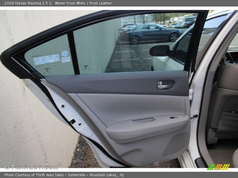 Winter Frost White / Frost Leather 2009 Nissan Maxima 3.5 S