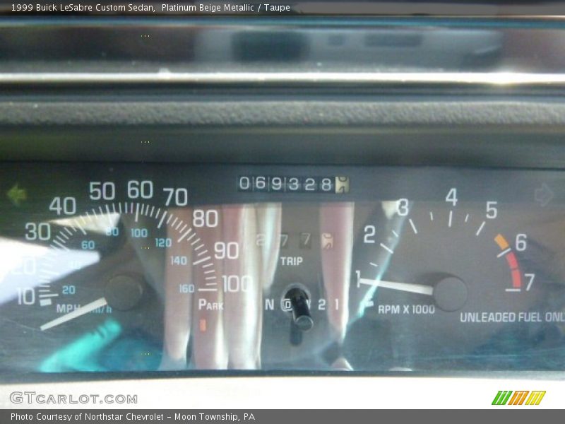 Platinum Beige Metallic / Taupe 1999 Buick LeSabre Custom Sedan