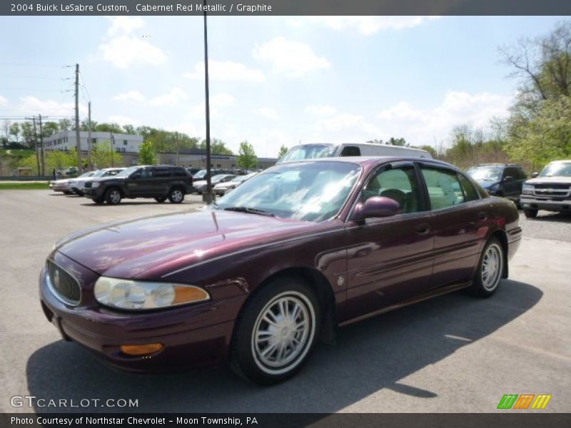 Cabernet Red Metallic / Graphite 2004 Buick LeSabre Custom